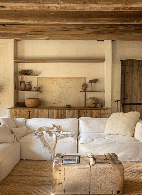 Peinture Côte d’Azur – rénovation du salon à Mougins (Villa Saint-Barth)